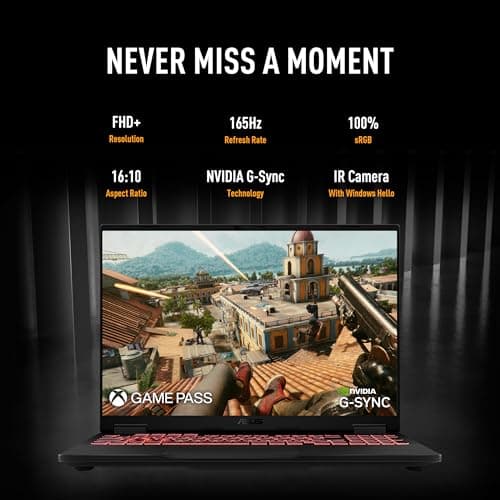 ASUS TUF A16 RTX 5060 Pro Gaming Laptop, 16" FHD+ 165Hz Display, AMD Ryzen 7 260 (Beats Intel i7-14700), NVIDIA RTX 5060, 32GB DDR5 RAM, 2TB SSD, RGB Backlit KB, RJ-45, Bundle with PCO Laptop Cooler 2