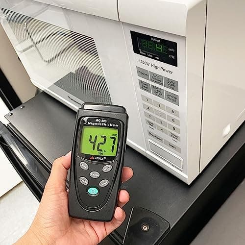 LATNEX MG-300 LF Magnetic Field Meter, Measures EMF from High-Power Transmission Lines, Appliances, Electrical Wires - Perfect for EMF Home Inspections 4
