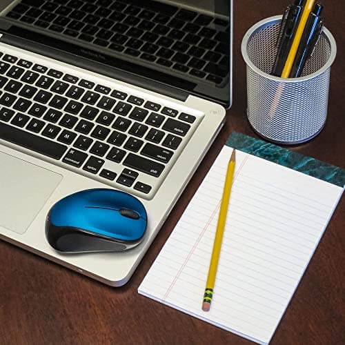 Logitech M317 Wireless Mouse, 2.4 GHz with USB Receiver, 1000 DPI Optical Tracking, 12 Month Battery, Compatible with PC, Mac, Laptop, Chromebook - Blue 3