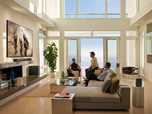 SAMSUNG Harman Kardon 7.1.4 Dolby Atmos Soundbar HW-Q90R with Wireless Subwoofer and Rear Speaker Kit, Adaptive Sound, Game Mode, 4K Pass-Through with HDR, Bluetooth & Alexa Compatible (HW-Q90R/ZA) 2