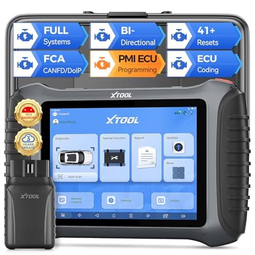 XTOOL IP900BT OBD2 Scanner, Car Diagnostic Tool with 41+Reset, ECU C0 ding Automotive Scanner, Wireless Vehicle Scan Tool, 4000+ Bidirectional Scan Tool, CANFD/DoIP/FCA Autoauth, Full System