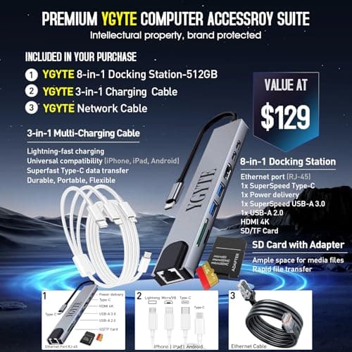 HP 17 Inch Laptop Touchscreen Computer, 17.3" HD+ Touch Screen Business Laptop PC, Intel Core i7, 64GB RAM 2TB SSD+512GB Docking Set, Windows 11 Pro Lifetime Office, Backlit 10-Key Fingerprint 2