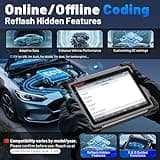 OBD2 Scanner Topology Mapping, VIDENT iSmart 800PRO BT Wireless Bidirectional Scan Tool with ECU C0ding, 40+ Resets, 3-Year Update, All System Automotive Diagnostic Scanner for Car & EV, CAN FD/DoIP 3