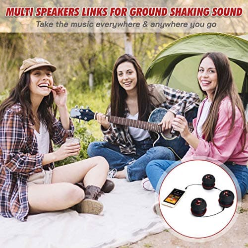 AYL Mini Speaker System, Portable Plug-in Speaker with 3.5mm Aux Input, External Audio for Laptop Computer, MP3 Player, iPhone, iPad, Cell Phone (Black) 5