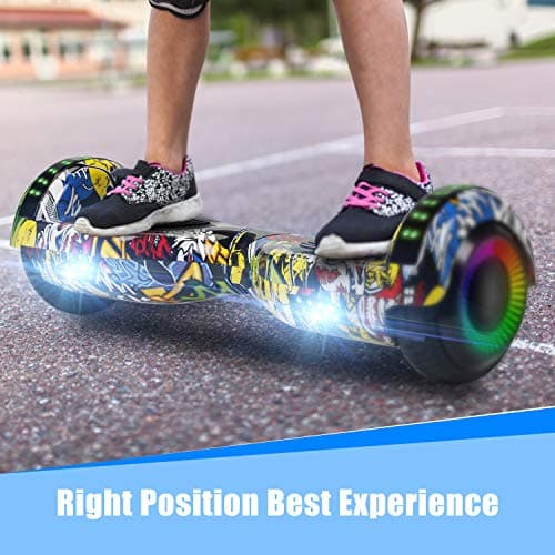 Flying-ANT Hoverboards UL Certified 6.5 Smart Scooter Two-Wheel self Balancing Electric Scooter Light Free Bag and Charger Included 5