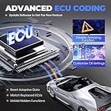 LAUNCH X431 CRP919X Car Scanner, ECU Coding OBD2 Scanner Diagnostic Tool, 2025 Bi-Directional Scan Tool, CANFD/DoIP/FCA SGW, 35+ Reset,Active Test,All-in-One Full System Diagnostic Scanner,2Yrs Update 2