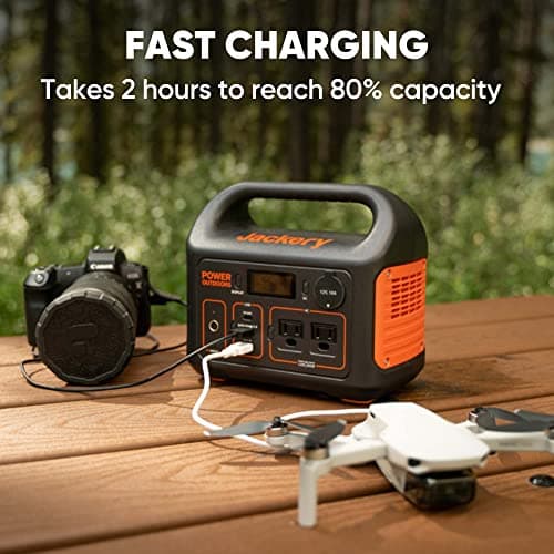 Jackery Portable Power Station Explorer 300, 293Wh Backup Lithium Battery, Solar Generator for Outdoors Camping Travel Hunting Blackout (Solar Panel Optional) 4