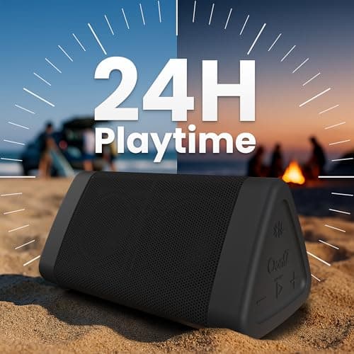 OontZ Angle 3 Portable Bluetooth Speaker 5.4 | 12W Sound, 24-Hr Battery, 100ft Wireless Range, IPX5 Water-Resistant, Budget-Friendly Small Speaker, Great White Elephant Gifts for Adults (Black) 2