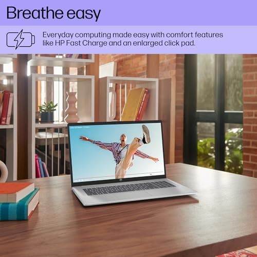 HP Flagship 17" Touchscreen 2025 Laptop Computer, AMD Ryzen 5 7430U (Up to 4.3GHz), 17.3 inch Anti-Glare Touch Screen, 32 GB RAM, 1 TB SSD, Bluetooth 5.4, Copilot AI, Fast Charge, Windows 11 Pro 2