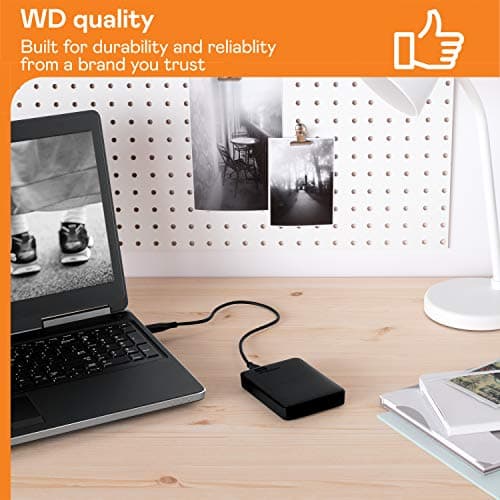 WD 2TB Elements Portable External Hard Drive for Windows, USB 3.2 Gen 1/USB 3.0 for PC & Mac, Plug and Play Ready - WDBU6Y0020BBK-WESN 3