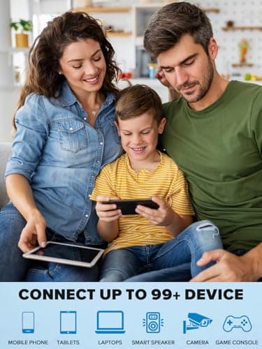 2026 AX3000 WiFi 6 Extender, WiFi Extender Signal Booster-Dual Band (2.4G/5.8G), Long Range WiFi Booster with Gigabit Ethernet Port, Access Point, No Required App, Easy Setup and Faster Speed (White) 4