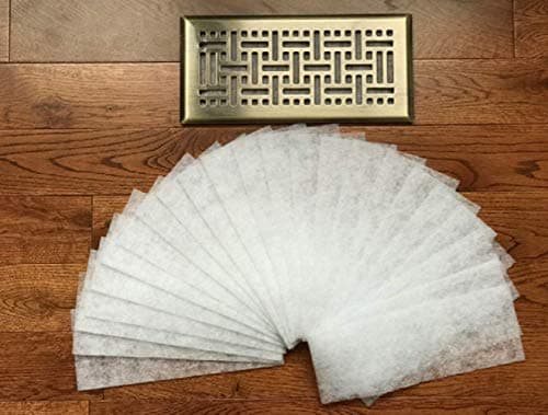 Dust Control Vent Filters - Pack of 48 | Traps Dirt, Dust, Smoke, Pollen Size Particles | Provides Fresh, Filtered Air for Bathrooms, Bedrooms, Kitchen, Family Rooms. 4