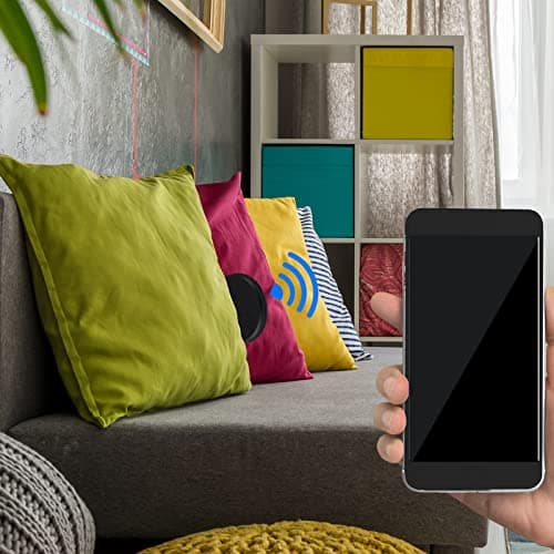 Konohan 5 Packs Portable GPS Tracking Mobile Tracking Anti Loss Smart Device Key Finder Locator GPS Finders Tracker Device for Pets Dog Cat Wallet Keychain Luggage, Alarm Reminder(Classic) 5