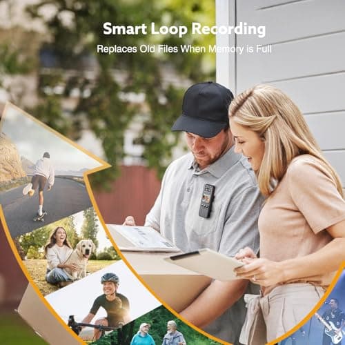 Z11 4K Body Camera with Audio and Video Recording, 128GB Small Body Cam with 180° Rotating Lens, 6HR Battery & Night Vision, Wearable Camera for Pet, Home, Office, Security Police Law Enforcement 7