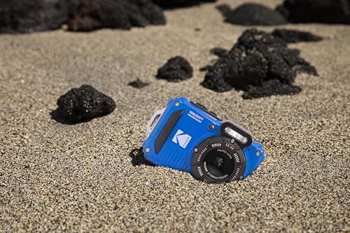 KODAK PIXPRO WPZ2 Rugged Waterproof Shockproof Dustproof WiFi Digital Camera 16MP 4X Optical Zoom 1080P Full HD Video Vlogging Camera 2.7" LCD (Blue) 2