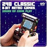 Mini Arcade Machine, 240 Built-in 8-Bit Games, 2.5” Full Colour Screen, 8-Way Joystick, Handheld Retro Games Console – Orb Gaming by ThumbsUp! 3