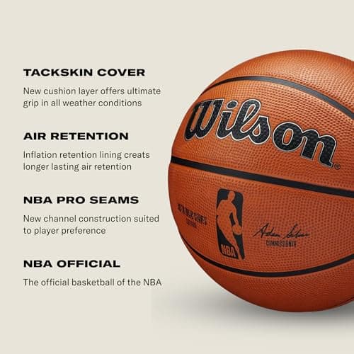 WILSON NBA Authentic Series Basketball - Outdoor, Size 5 - 27.5" 4