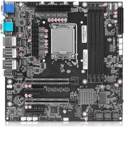 Q670 12-Bay NAS M-ATX Motherboard(LGA1700, 12th/13th/14th Gen. Desktop Processor), 4* U-DIMM DDR5 MAX 128GB, 2* M.2 NVMe, 12* SATA 3.0, 1* Type-C 20Gbps, 6* USB, DP/HDMI/VGA/eDP, COM Port