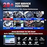 Autel Scanner MaxiCOM MK808S: 2025 Bidirectional Tool as MK808BT Pro MX808S M808Z, Work as MaxiCheck MX900 MK900BT, 28+ Service, Active Test, All System Diagnose, Injector C0ding, FCA Autoauth OS 11 4