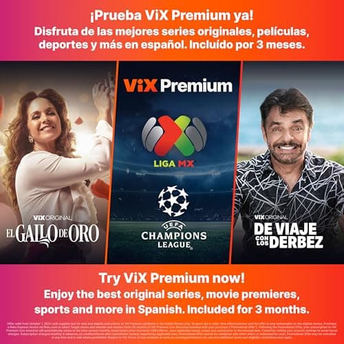 Roku Express Dispositivo de Streaming HD para TV (Spanish Edition) - Con VIX Premium, Control remoto con botones de acceso rápido I Roku Express HD Streaming Device for TV, with VIX Premium Offer 2