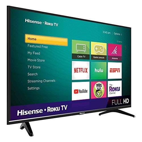 Hisense 43-Inch Class H4 Series LED Roku Smart TV with Alexa Compatibility (43H4F, 2020 Model) 3