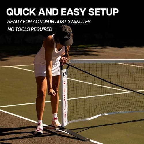Swiftnet 2.1 Portable Pickleball net System - Durable and Lightweight Pickle Ball Net for Indoor and Outdoor Use Pickleball Nets for Competitive and Recreational Play 3
