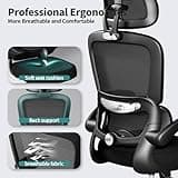 TRALT Office Chair Ergonomic Desk Chair, 330 LBS Home Mesh Office Desk Chairs with Wheels, Comfortable Gaming Chair, High Back Office Chair for Long Hours (Black) 3