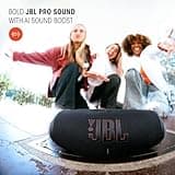 JBL Charge 6 - Portable Waterproof & Drop-Proof Bluetooth Speaker, Bold Pro Sound with AI Sound Boost, 28Hrs of Playtime, Built-in powerbank & Comes with a Sturdy/Removable Carrying Strap (Red) 5