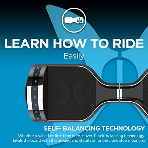 Hover-1 Chrome 2.0 Self Balancing Scooter – 6MPH Top Speed, 7 Mile Range, 4.5HR Full-Charge, Built-In Bluetooth Speaker, Rider Modes: Beginner to Expert 2