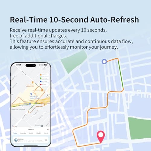 Benbengo OBD GPS Tracker for Vehicles & Fleet, Plug in Car Tracker, 10-sec Real Time, 1-Year Trip Data, 5-Day Free Trial, Speeding and Driver Behavior Tracker for Teens, Mileage Log, Low Subscription 2