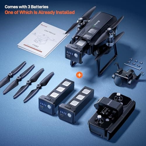 Bwine F7GB2 Pro Drones with Camera for Adults 4K UHD Aerial, 3-Axis Gimbal, 10000FT Control, 75 Mins Flight Time with 3 Batteries, GPS Follow, Waypoint, Orbit Fly, Auto Return, Beginner Mode 5
