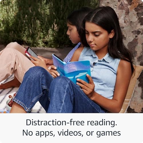 Amazon Kindle Kids 16GB (newest model) - If it breaks, we will replace it, includes ad-free books and cover, with glare-free display, faster page turns - Ocean Explorer 4