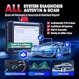 Autel Scanner MaxiCOM MK808S: 2025 Bidirectional Tool as MK808BT Pro MX808S M808Z, Work as MaxiCheck MX900 MK900BT, 28+ Service, Active Test, All System Diagnose, Injector C0ding, FCA Autoauth OS 11 5
