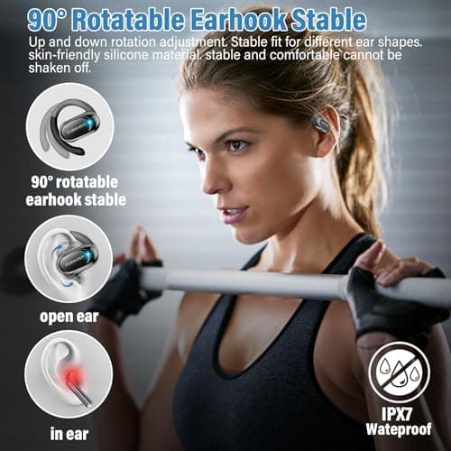 AI Translation Earbuds Real Time, 164 Language Translator Earbuds 3-in-1 Translation Headphones with 7 Translation Modes, 48H Bluetooth 5.4 Open Ear Headphones with Audio and Video Calls, For Business 3