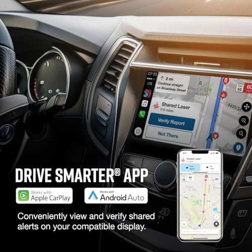 Escort MAX 360c Laser Radar Detector - WiFi and Bluetooth Enabled, 360° Protection, Extreme Long Range, Voice Alerts, Apple CarPlay and Android Auto Compatible, Black 5