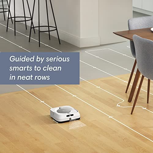 iRobot Braava Jet M6 (6110) Ultimate Robot Mop- Wi-Fi Connected, Precision Jet Spray, Smart Mapping, Works with Alexa, Ideal for Multiple Rooms, Recharges and Resumes, White 5