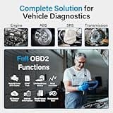 BLCKTEC 460T OBD2 Scanner Car Code Reader Engine ABS SRS Transmission Diagnostic Tool, 12 Reset Services, Oil/TPMS/EPB/BMS/SAS/DPF/Throttle Reset, ABS Bleeding, Battery Test, Auto VIN, Free Update 2