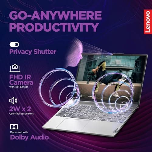 Lenovo Touchscreen Laptop with Lifetime Office 365 for The Web - IdeaPad 3i - Intel Core i3 Processor - 15.6“ Full HD - 8GB RAM - 256GB SSD - Bluetooth - Webcam - Windows 11 no Mouse 3