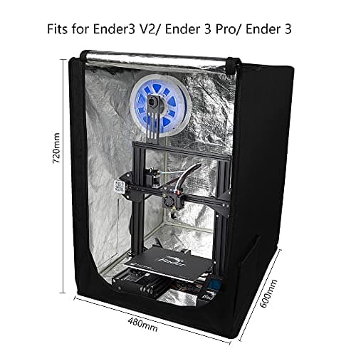 Creality Ender 3D Printer Enclosure Fireproof and Dustproof Tent Constant Temperature Protective Cover Room for Creality Ender 3V2/Ender 3V2 Neo/Ender 3S1/Ender 3Pro/Ender 3/Ender 3Neo 3D Printer 2