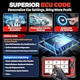 LAUNCH X431 CRP919E OBD2 Scanner, 2025 Bidirectional Scan Tool as CRP919EBT, CANFD/DoIP/FCA SGW, ECU Code, 35+ Service, Active Tests, All-in-One Full System Diagnosis, BST360 & i-TPMS, 2 Year Update 2