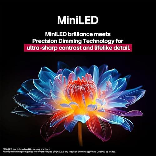 LG 65-Inch Class QNED evo AI QNED85A Series Mini LED 4K Smart TV w/AI Picture, AI Sound, HDR10, AI Super Upscaling 4K, Filmmaker Mode, Wow Orchestra, Alexa Built-in (65QNED85AUA, 2025) 4