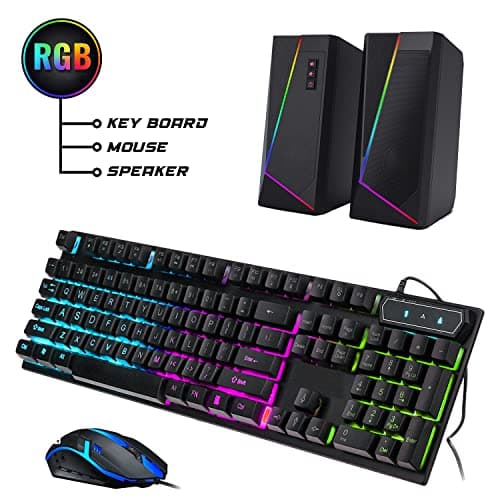 Dell OptiPlex Computer Desktop PC, Intel Core i5 3rd Gen 3.2 GHz, 16GB RAM, 2TB HDD, New 22 Inch LED Monitor, RGB Keyboard and Mouse, WiFi, Windows 11 Pro (Renewed) 3