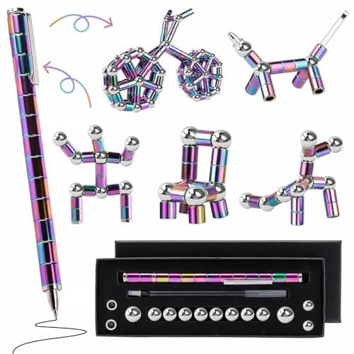 Fidget Pen Gifts For Teenage Girls - Magnetic Pen Cool Gadgets Teen Boys Gift Ideas - Magnet Pens Cool Things For Adults Kids Teen - Best Gift For 10 11 12 13 14 15 Year Old Boy - Novelty Toy For 8-12