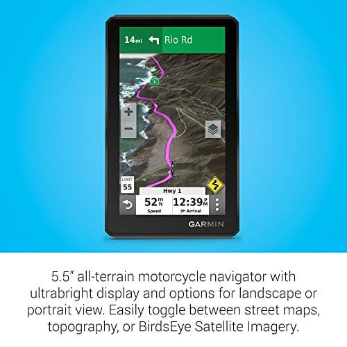 Garmin zūmo XT, All-Terrain Motorcycle GPS Navigation Device, 5.5-inch Ultrabright and Rain-Resistant Display 3