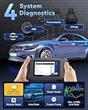 MUCAR CS90 OBD2 Scanner Diagnostic Tool with 28+ Reset Services, Oil/EPB/SAS/BMS/Injector, ABS Bleeding, Throttle Relearn, ABS SRS Engine Transmission Code Reader, FCA AutoAuth, Lifetime Free Update 3