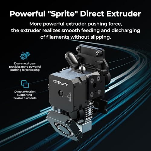 Creality Ender 3 V3 SE 3D Printer, 250mm/s Faster Print Speed CR Touch Auto Leveling Sprite Direct Extruder Dual Z-Axis Auto Filament Loading Ender 3 Upgrade 3D Printer Print Size 8.66x8.66x9.84 inch 3