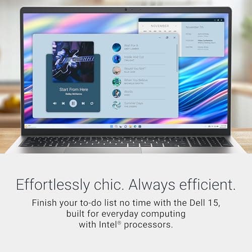 Dell 15 Laptop DC15250-15.6-inch FHD (1920x1080) 120Hz Display, Intel Core i5-1334U Processor, 16GB DDR4 RAM, 512GB SSD, Intel UHD Graphics, Windows 11 Home, Onsite Service - Platinum Silver 2