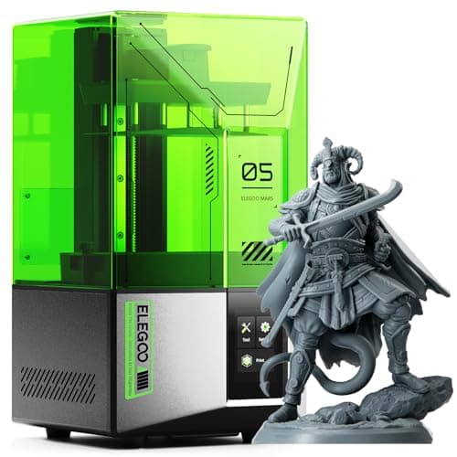 ELEGOO Mars 5 Resin 3D Printer with 4K Mono LCD,Automatic Leveling, Desktop 3D Printer with Printing Size of 5.65 × 3.53 × 5.91 inches