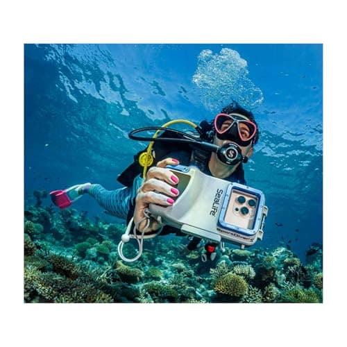 SeaLife SportDiver S Compact Smartphone Scuba Housing – Dive to 100', Waterproof Photography, Easy Camera Controls, with Leak Alarms, Fits iPhones and Most Smartphones 2