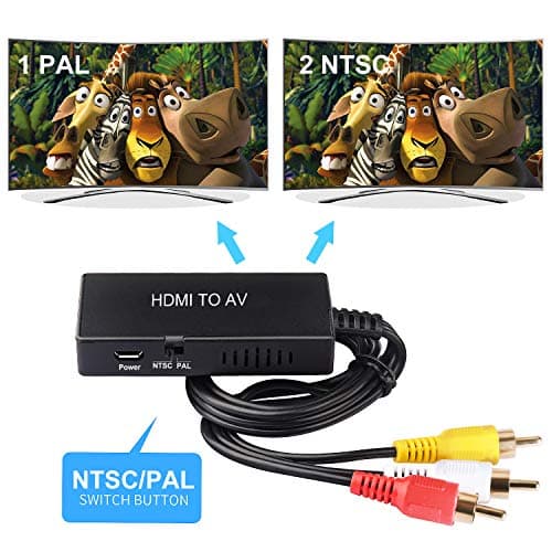 TaiHuai HDMI to RCA, HDMI to Older TV Adapter Compatible for Fire Stick, Roku, Apple TV, Xiaomi Mi Box, Android TV Box, DVD, Blu-ray Player ect.（HDMI to AV Converter） 3
